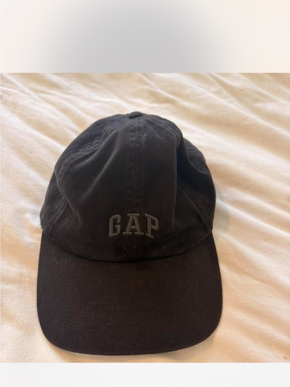 GAP Black Embroidered Logo Baseball Cap